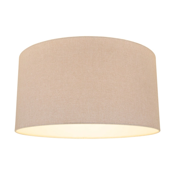 Abażur Cylinder E27 H30 Beżowa Tkanina Bawełniana A0272