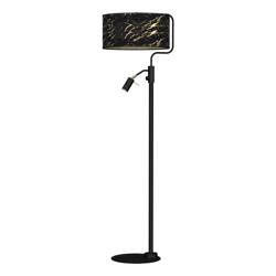 Lampa podłogowa SENSO Black/Gold 1xE27 + 1x mini GU10