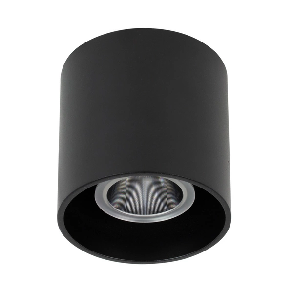 Oprawa sufitowa spot tuba SENISE RO 11,4W ciepła 3000K czarny śr. 9,6cm