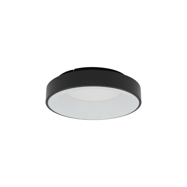 Plafon LED czarny NIKKI ROUND LED 38cm 32W ciepła 3000K | czarny 11206