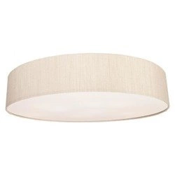 Lampa sufitowa plafon z abażurem TURDA VII biały/srebrny śr. 78cm 8958