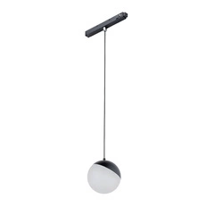 Lampa wisząca LID LED śr. 10cm 8W 4000K do szynoprzewodów magnetycznych | czarny 10648