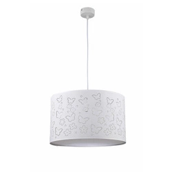 Lampa wisząca FLOWERS, biała, 1x40W E27