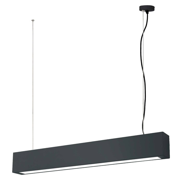 Lampa wisząca średnia IBROS 18W 3000K IP20 dł. 63cm | czarny