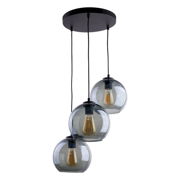 CUBUS GRAPHITE LAMPA WISZĄCA 3 PŁ KOŁO 2819