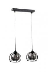 Lampa wisząca 2xE27 SOLO BLACK