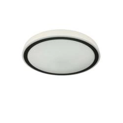 Plafon VEGAS, mały 30 cm, czarny, 18W LED, barwa neutralna 4000K, IP54