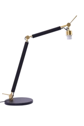 Azzardo ZYTA S TABLE LAMPBODY BK/GO 4188