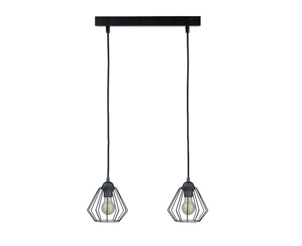 Lampa wisząca 2xE27 VILIS BLACK