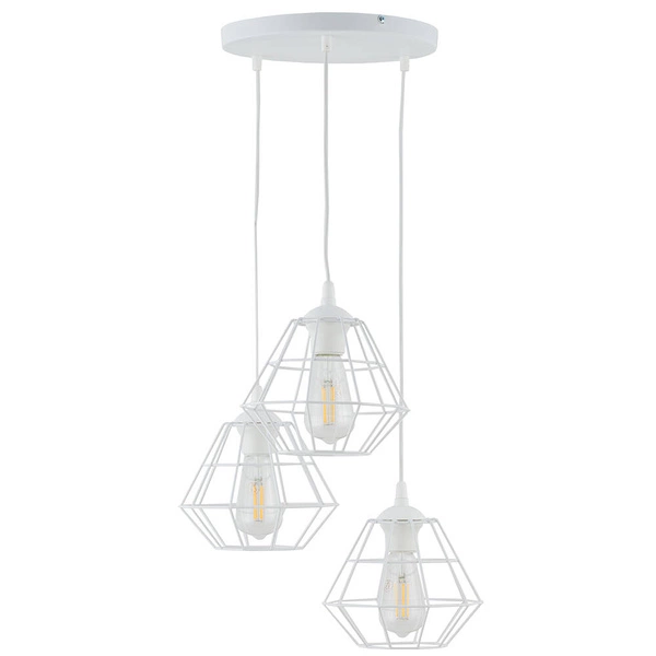 DIAMOND NEW WHITE LAMPA WISZĄCA 3 PL 6213