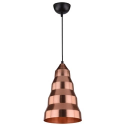 Lampa wisząca VESUVIO 31-58584 miedziany/czarny 1x40W E27