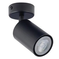 Stylowa lampa sufitowa spot ZOOM GU10 LED wys. 16cm | czarny