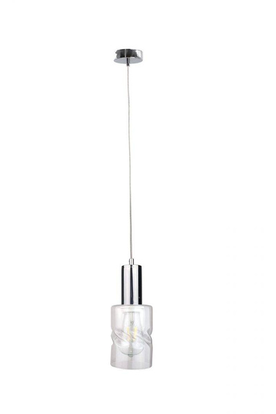 Lampa wisząca 1xE27 CROSS SILVER