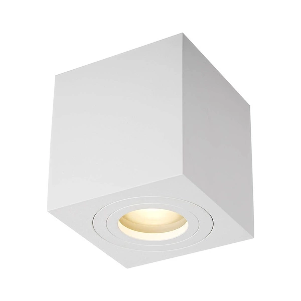 Lampa spot sufitowy do łazienki QUARDIP SL GU10 50W wys. 9,5cm | biały