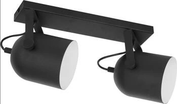 SPECTRA BLACK LAMPA SUFITOWA 2 PŁ