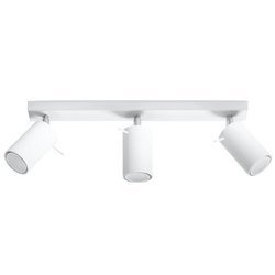 Plafon RING 3 punktowy Stal kolor biały 12W LED, SL.0089