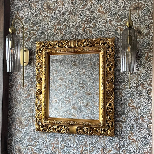 Kinkiet Piega, złoty/dymiony, 1x40W E14