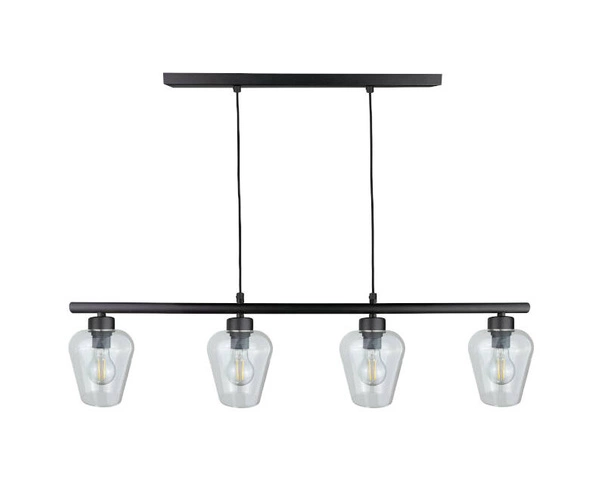 Lampa wisząca 4xE27 FLOS BLACK LONG