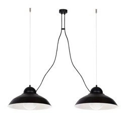 Lampa wisząca GUSTAV BLACK 2xE27 MLP4814