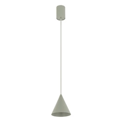 Lampa wisząca ZENITH XS wys.130cm szer.11cm GU10 IP20 | Sage green 11492