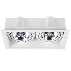 Lampa wpuszczana dwupunktowa MOD WHITE II 9412