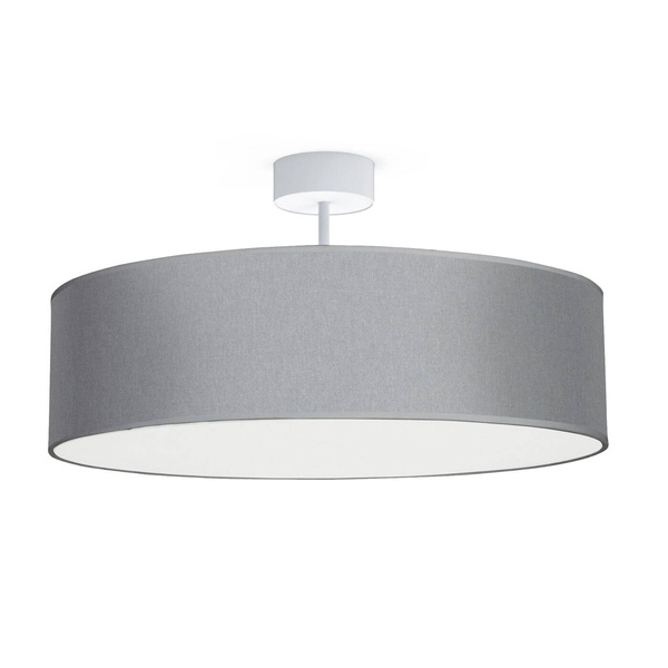 Lampa sufitowa VIOLET GRAY szer. 50cm 3xE27 | szary