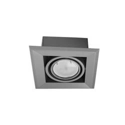 Oprawa wpuszczana BLOCCO, ML839, szara, 1x7W LED GU10