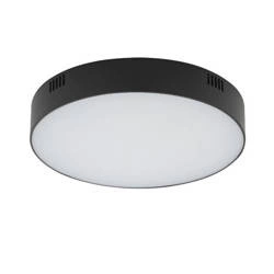 Plafon LID ROUND LED 21cm 35W barwa ciepła 3000K | czarny 10408