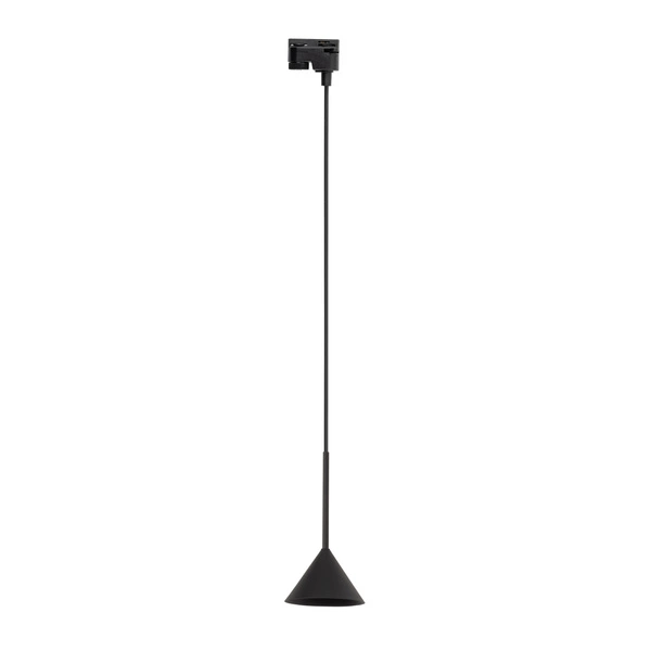 Lampa wisząca do szyny 1F TRACER CONO MINI BLACK dług.146cm szer.12cm | Czarny 10649