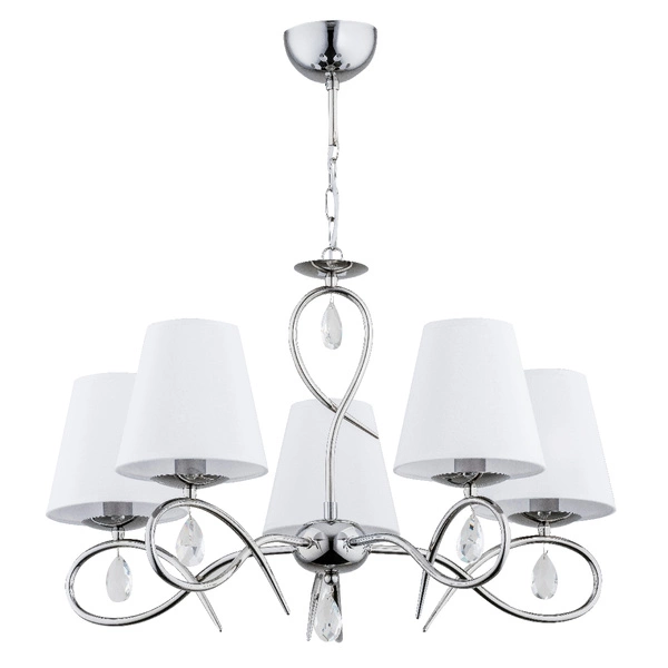 Żyrandol ALFA SYNA CHROM 5xE14 58cm | 28205