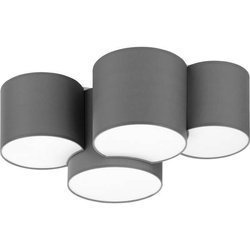 Nowoczesna lampa sufitowa MONA GRAY 4393 4xE27