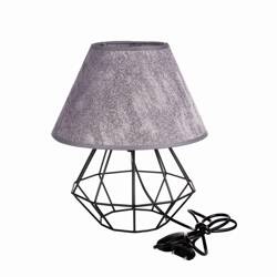 Lampka nocna 1xE27 PATI BLACK/GREY