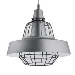 Nowoczesna lampa TAMARIS szara śr. 40cm