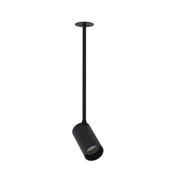 Lampa punktowa podtynkowa MONO SURFACE LONG M 39cm GU10 | czarny 7738