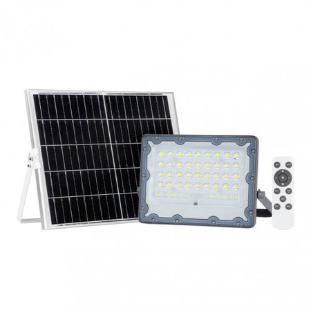 Naświetlacz solarny Tiara dł. 19,2cm 100W LED barwa neutralna 4000K | szary