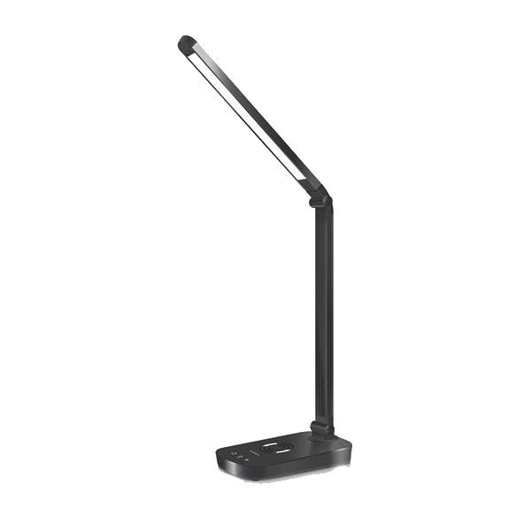 Lampa biurkowa LED LIGHT11 5W czarna z ładowarką indukcyjną