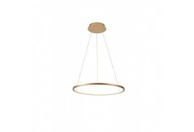 Lampa wisząca Italux Vinola 60cm 38W LED barwa zmienna | złoty