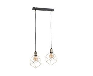 Lampa wisząca 2xE27 TAHO GOLD