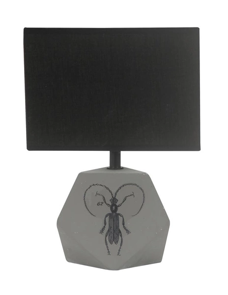 Lampa gabinetowa/stołowa/nocna ANIMI 41-79930 szary/czarny 1x40W E14