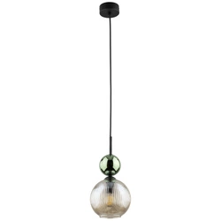 SOPHIA GREEN COGNAC LAMPA WISZĄCA 1XE14