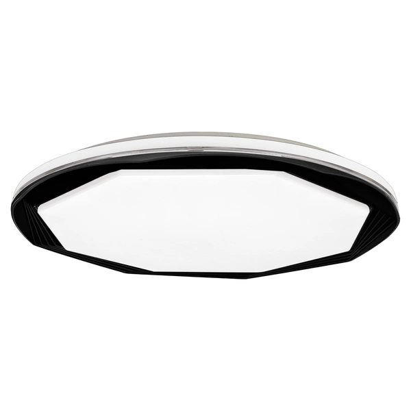 Plafon OPTIMA, ML7053, Ø480 mm, czarny/biały, 52W LED