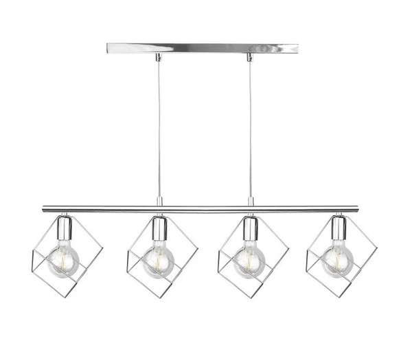 Lampa wisząca 4xE27 ARNICA SILVER LONG