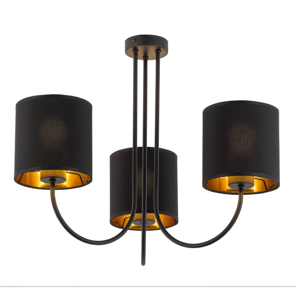 TORENS BLACK LAMPA SUFITOWA 3 PŁ