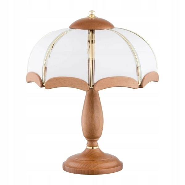 Lampka nocna sikorka drewniana 2xe14 32cm | 769