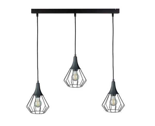 Lampa wisząca 3xE27 SELENE BLACK