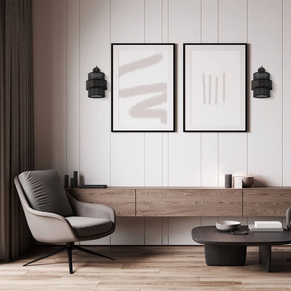 CALISTO BLACK KINKIET 1 5955