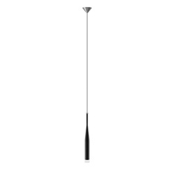 Lampa wisząca designerska do lokalu CONTE G9 wys. 150cm | czarny