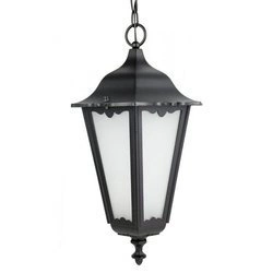 Klasyczna lampa wisząca zewnętrzna Retro Maxi K 1018/1/BD | czarny