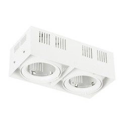 Oprawa wpuszczana downlight CROSTI TIENA DUE biały szer. 29,5x14,5cm