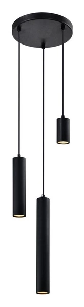 Lampa wisząca TUBO, 33-79084, czarna, 3x25W GU10